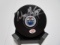Wayne Gretzky of the Edmonton Oilers signed autographed logo hockey puck PAAS COA 416