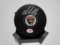 Aleksander Barkov of the Florida Panthers signed autographed logo hockey puck PAAS COA 288