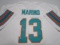 Dan Marino of the Miami Dolphins signed autographed football jersey PAAS COA 694