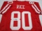 Jerry Rice of the San Francisco 49ers signed autographed football jersey PAAS COA 448