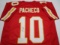 Isiah Pacheco of the KC Chiefs signed autographed football jersey PAAS COA 012