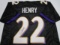 Derrick Henry of the Baltimore Ravens signed autographed football jersey PAAS COA 727