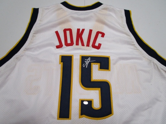 Nikola Jokic of the Denver Nuggets signed autographed basketball jersey PAAS COA 449