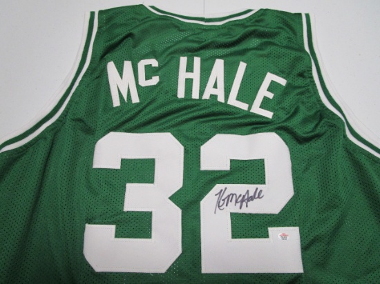 Kevin McHale of the Boston Celtics signed autographed basketball jersey PAAS COA 137
