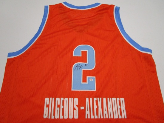 Shai Gilgeous-Alexander of the OKC Thunder signed autographed basketball jersey PAAS COA 501