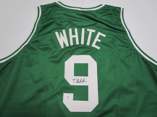 Derrick White of the Boston Celtics signed autographed basketball jersey PAAS COA 376
