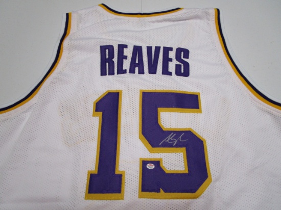 Austin Reaves of the LA Lakers signed autographed basketball jersey PAAS COA 356