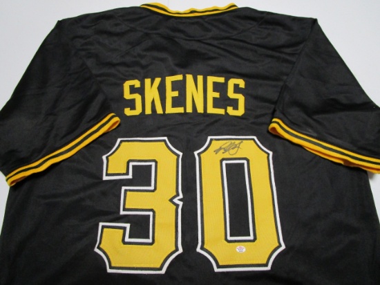Paul Skenes of the Pittsburgh Pirates signed autographed baseball jersey PAAS COA 461
