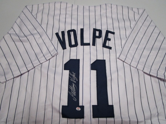 Anthony Volpe of the NY Yankees signed autographed baseball jersey PAAS COA 923