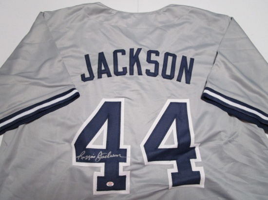 Reggie Jackson of the NY Yankees signed autographed baseball jersey PAAS COA 220