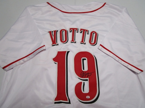 Joey Votto of the Cincinnati Reds signed autographed baseball jersey PAAS COA 280