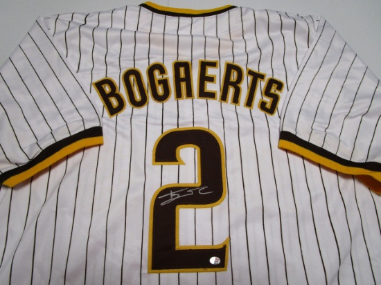 Xander Bogaerts of the San Diego Padres signed autographed baseball jersey PAAS COA 615