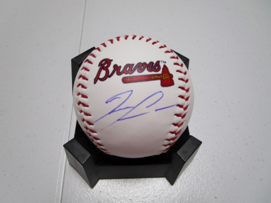 Ronald Acuna of the Atlanta Braves signed autographed logo baseball PAAS COA 213