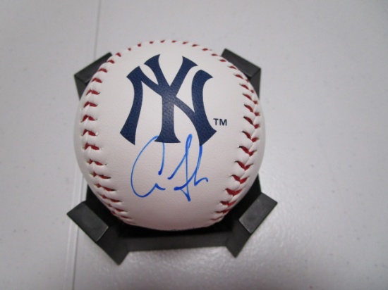 Aaron Judge of the NY Yankees signed autographed logo baseball PAAS COA 170