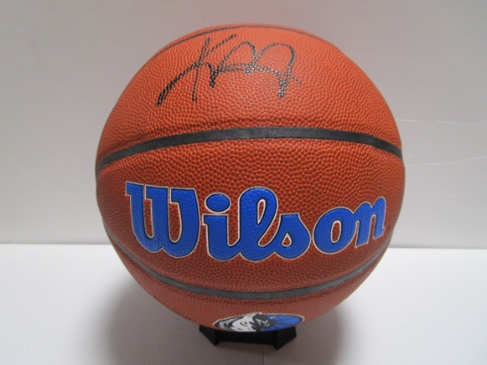 Kyrie Irving of the Dallas Mavericks signed autographed full size basketball PAAS COA 715