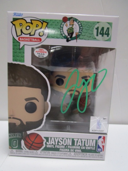 Jayson Tatum of the Boston Celtics signed autographed Funko Pop figure PAAS COA 703