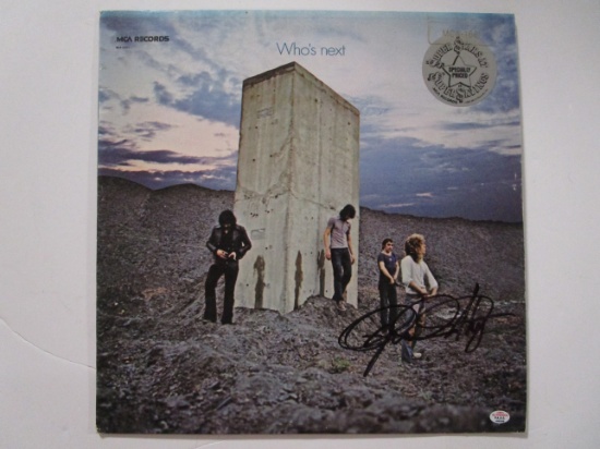 Roger Daltrey The Who "Who's Next" signed autographed record album PAAS COA 258
