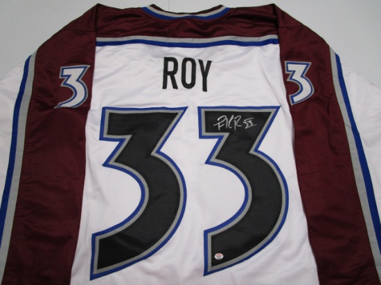 Patrick Roy of the Colorado Avalanche signed autographed hockey jersey PAAS COA 576