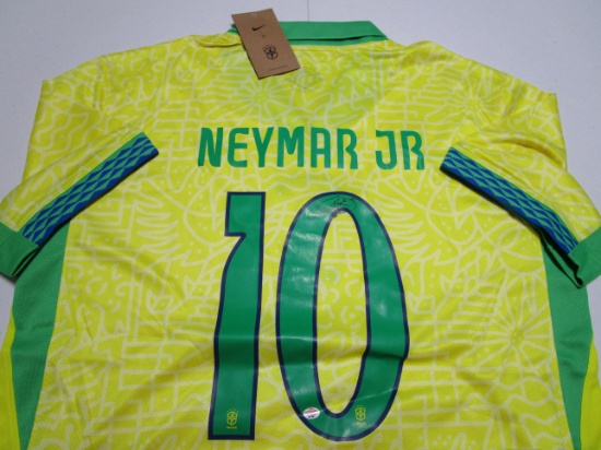 Neymar Jr of Brazil signed autographed soccer jersey PAAS COA 391