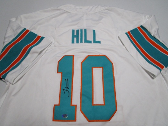 Tyreek Hill of the Miami Dolphins signed autographed football jersey Legends COA 453