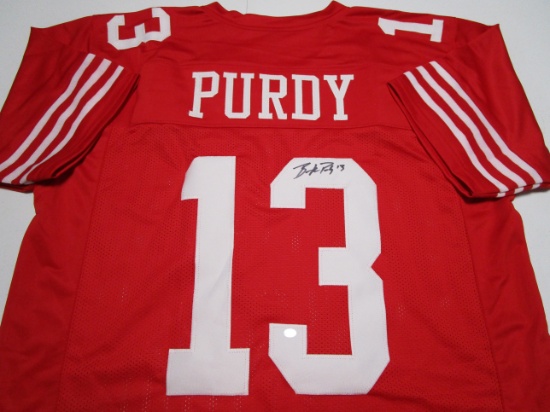 Brock Purdy of the San Francisco 49ers signed autographed football jersey PAAS COA 770