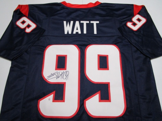 JJ Watt of the Houston Texans signed autographed football jersey PAAS COA 152