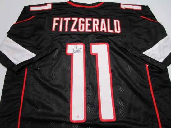 Larry Fitzgerald of the Arizona Cardinals signed autographed football jersey PAAS COA 451