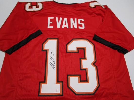Mike Evans of the Tampa Bay Buccaneers signed autographed football jersey PAAS COA 914