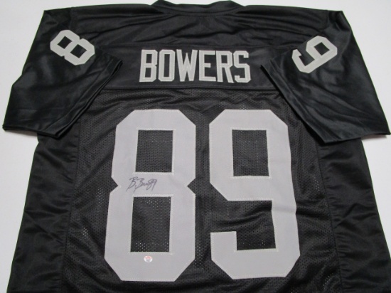 Brock Bowers of the Las Vegas Raiders signed autographed football jersey PAAS COA 827