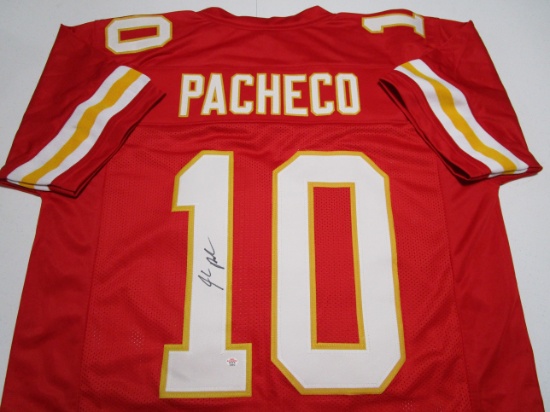 Isiah Pacheco of the KC Chiefs signed autographed football jersey PAAS COA 012
