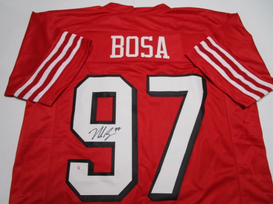 Nick Bosa of the San Francisco 49ers signed autographed football jersey PAAS COA 003