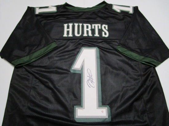 Jalen Hurts of the Philadelphia Eagles signed autographed football jersey PAAS COA 936