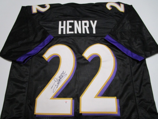 Derrick Henry of the Baltimore Ravens signed autographed football jersey PAAS COA 727