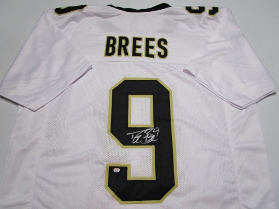 Drew Brees of the New Orleans Saints signed autographed football jersey PAAS COA 586