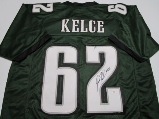 Jason Kelce of the Philadelphia Eagles signed autographed football jersey PAAS COA 571