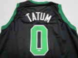 Jayson Tatum of the Boston Celtics signed autographed basketball jersey PAAS COA 844