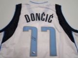 Luka Doncic of the Dallas Mavericks signed autographed basketball jersey Legends COA 408