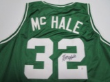 Kevin McHale of the Boston Celtics signed autographed basketball jersey PAAS COA 137