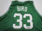 Larry Bird of the Boston Celtics signed autographed basketball jersey PAAS COA 762