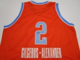 Shai Gilgeous-Alexander of the OKC Thunder signed autographed basketball jersey PAAS COA 501