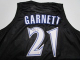 Kevn Garnett of the Minnesota Timberwolves signed autographed basketball jersey PAAS COA 491