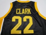 Caitlin Clark of the Iowa Hawkeyes signed autographed black basketball jersey PAAS COA 974