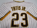 Fernando Tatis Jr of the San Diego Padres signed autographed basketball jersey PAAS COA 945