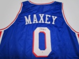 Tyrese Maxey of the Philadelphia 76ers signed autographed basketball jersey PAAS COA 366