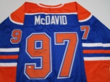 Connor McDavid of the Edmonton Oilers signed autographed hockey jersey PAAS COA 812