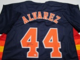 Yordan Alvarez of the Houston Astros signed autographed baseball jersey PAAS COA 374