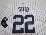 Juan Soto of the NY Yankees signed autographed baseball jersey PAAS COA 704