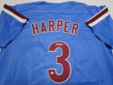 Bryce Harper of the Philadelphia Phillies signed autographed baseball jersey PAAS COA 798