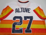 Jose Altuve of the Houston Astros signed autographed baseball jersey PAAS COA 911