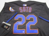 Juan Soto of the NY Mets signed autographed baseball jersey PAAS COA 141